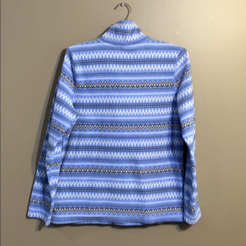 Fleece Jacket - light blue and grey - Picture 3 of 4